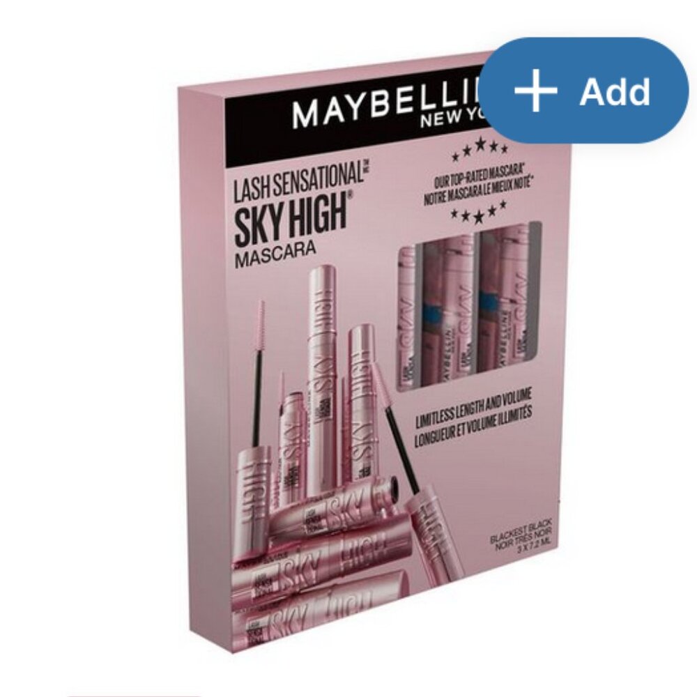 myabelline lash sensatsion sky high masc@ra 3pk